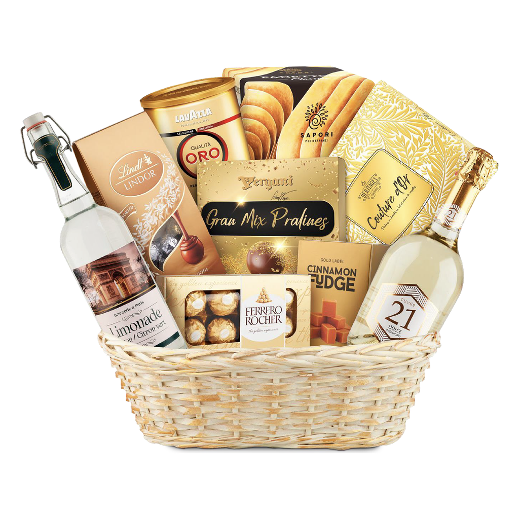 Cos cadou Spumant Limonada Sparkling Praline Panettone
