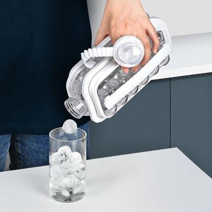 Iceball Maker Recipient pentru Bile de Gheata Perfect Rotunde Ideal pentru Bauturi Racoritoare