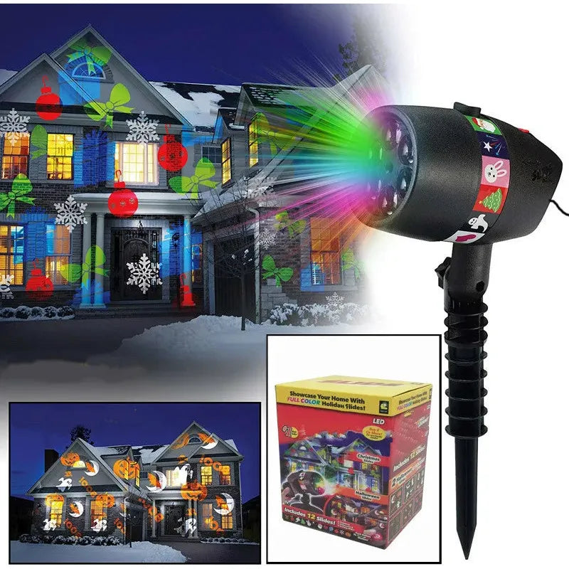 Proiector laser cu joc de lumini interior si exterior