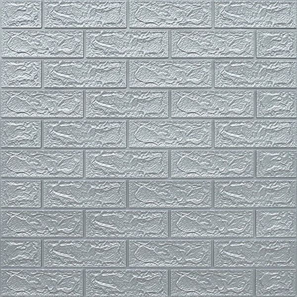 Placi Tapet 3D Caramida moderna gri autoadeziv 70cm x 77cm x 3mm