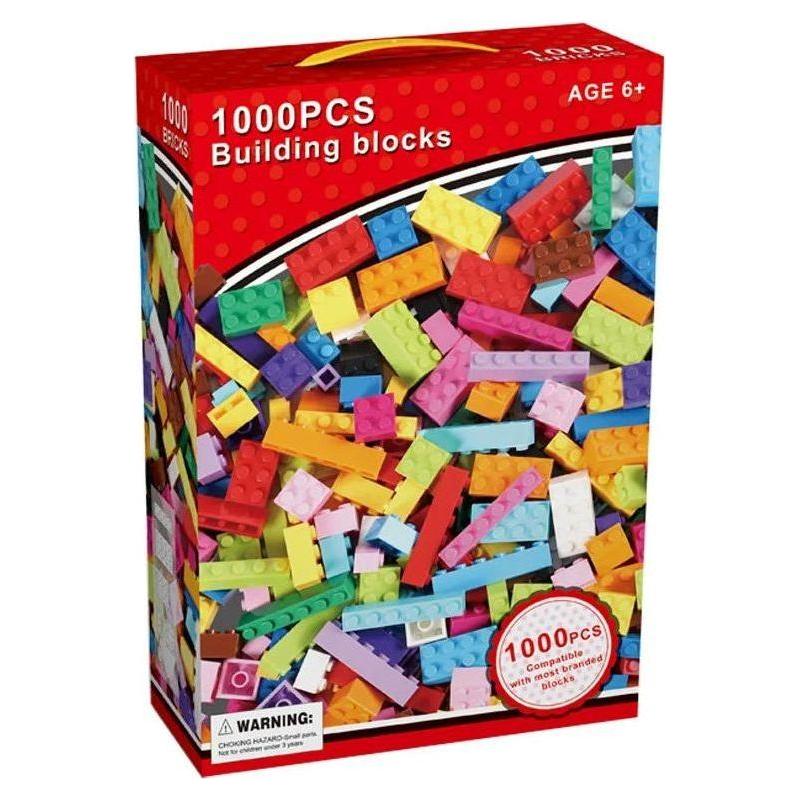 Set cu 1000 de piese colorate pentru construit