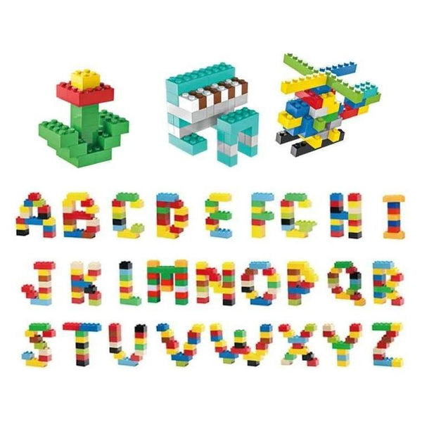 Set cu 1000 de piese colorate pentru construit