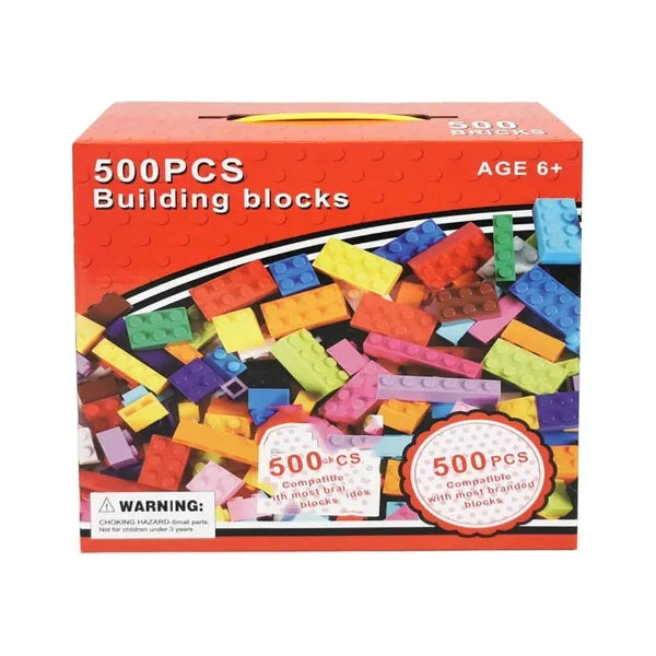Set de Constructie cu 500 de Piese Colorate