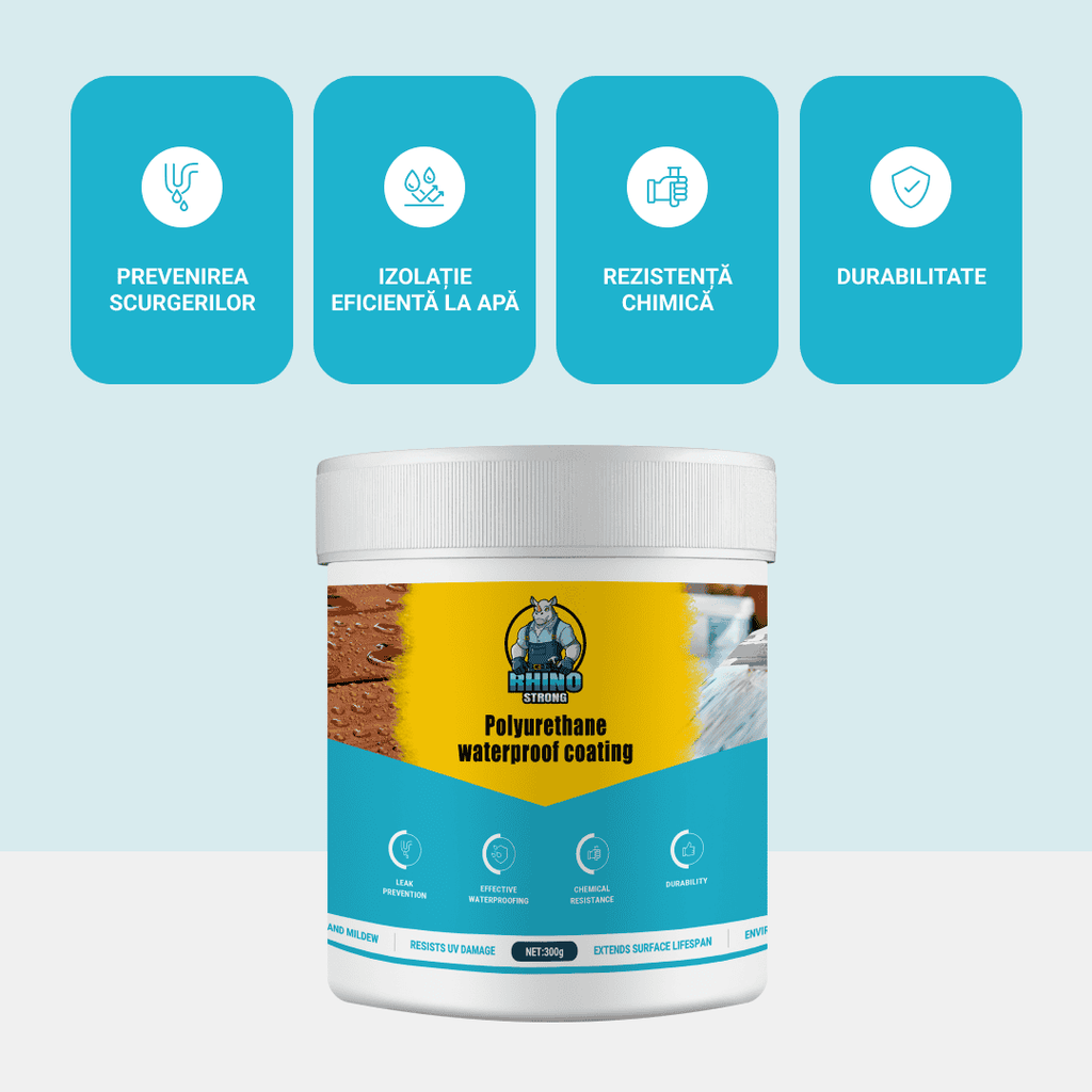 Adeziv Impermeabil RHINOSTRONG – Solutia Ta pentru Reparatii Durabile
